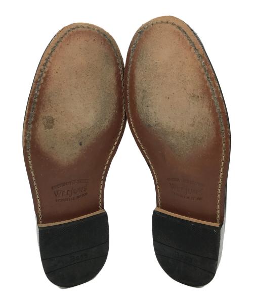 G.H.BASS（ジーエイチバス）G.H.BASS (ジーエイチバス) コインローファー ホワイト×ブラック サイズ:	SIZE 42 (26.5-27cm)の古着・服飾アイテム
