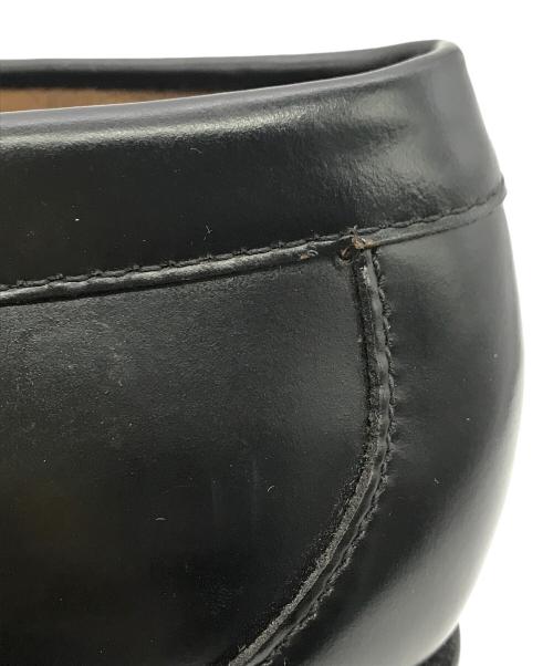 G.H.BASS（ジーエイチバス）G.H.BASS (ジーエイチバス) コインローファー ホワイト×ブラック サイズ:	SIZE 42 (26.5-27cm)の古着・服飾アイテム