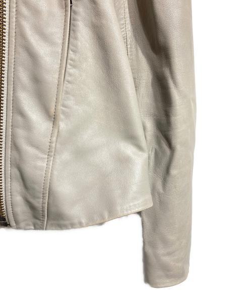 HELMUT LANG（ヘルムートラング）HELMUT LANG (ヘルムートラング) HOODE LTH JKレザーフーデットジャケット グレー サイズ:XSの古着・服飾アイテム