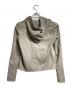 HELMUT LANG (ヘルムートラング) HOODE LTH JKレザーフーデットジャケット グレー サイズ:XS：16000円