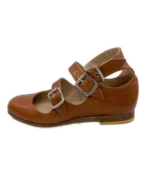 Vivienne Westwood（ヴィヴィアンウエストウッド）Vivienne Westwood (ヴィヴィアンウエストウッド) Roman Three Strap Sandal ブラウン サイズ:アウトソール採寸25.5ｃｍの古着・服飾アイテム