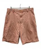 Carhartt WIPカーハート ワーク イン プログレス）の古着「NASH SINGLE KNEE LONG SHORT」｜ピンク