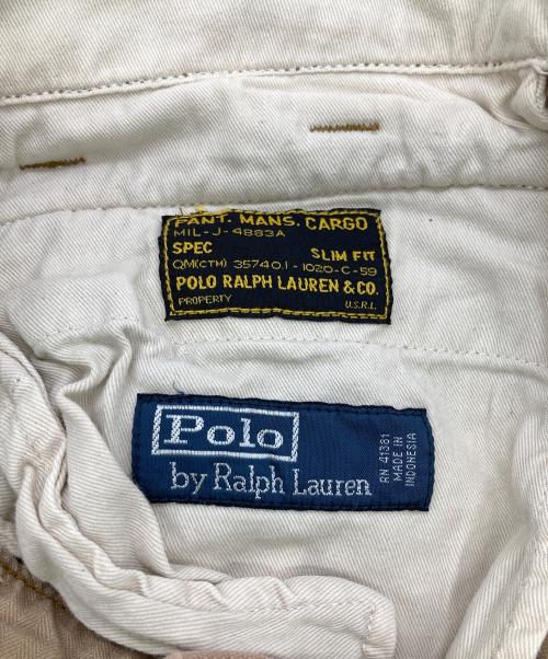 POLO RALPH LAUREN（ポロ・ラルフローレン）POLO RALPH LAUREN (ポロ・ラルフローレン) 90s military cargo pants ベージュ サイズ:SIZE 81cm (W32)の古着・服飾アイテム