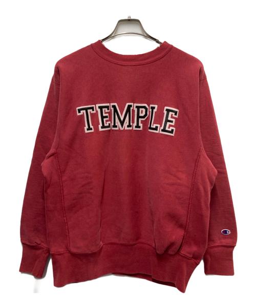 Champion（チャンピオン）Champion (チャンピオン) 90s ワッペンREVERSE WEAVE レッド サイズ:Ｌの古着・服飾アイテム