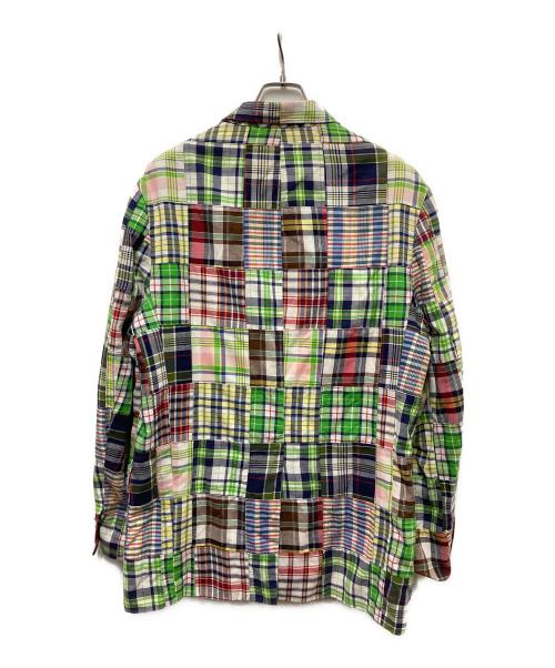 POLO RALPH LAUREN（ポロ・ラルフローレン）POLO RALPH LAUREN (ポロ・ラルフローレン) 80s-90s 3Bパッチワークジャケット マルチカラー サイズ:	SIZE Mの古着・服飾アイテム