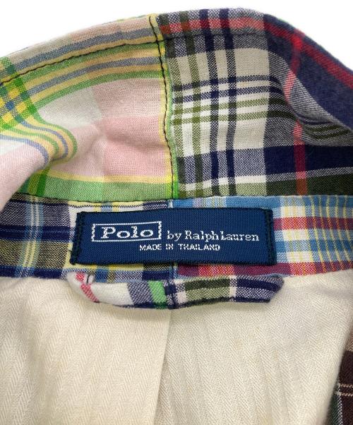 POLO RALPH LAUREN（ポロ・ラルフローレン）POLO RALPH LAUREN (ポロ・ラルフローレン) 80s-90s 3Bパッチワークジャケット マルチカラー サイズ:	SIZE Mの古着・服飾アイテム