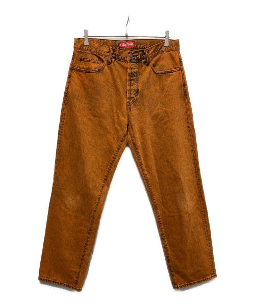 SUPREME（シュプリーム）SUPREME (シュプリーム) Regular Jean 'Overdyed Orange' オレンジ サイズ:SIZE 81cm (W32)の古着・服飾アイテム