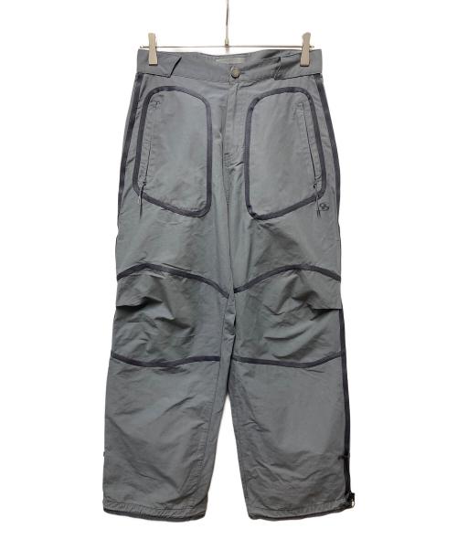 san san gear（サンサンギア）SAN SAN GEAR (サンサンギア) WEBBING PATCHED PANTS グレー サイズ:	SIZE 1の古着・服飾アイテム