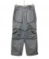 SAN SAN GEAR（サンサンギア）の古着「WEBBING PATCHED PANTS」｜グレー
