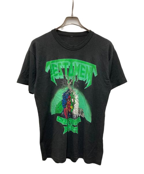 USED（ユーズド）USED (ユーズド) GREENHOUSE EFFECT バンドTシャツ ブラック サイズ:不明（実寸サイズ参照）の古着・服飾アイテム