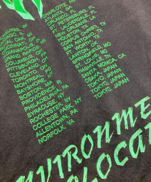 USED（ユーズド）USED (ユーズド) GREENHOUSE EFFECT バンドTシャツ ブラック サイズ:不明（実寸サイズ参照）の古着・服飾アイテム