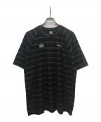 SUPREME×UMBROシュプリーム×アンブロ）の古着「Stripe Soccer Jersey」｜ブラック
