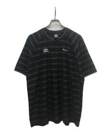 SUPREME×UMBRO（シュプリーム×アンブロ）の古着「Stripe Soccer Jersey」｜ブラック