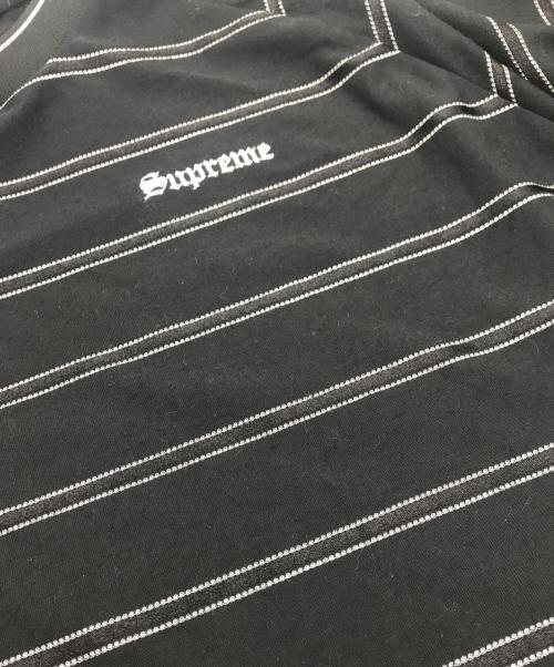 SUPREME（シュプリーム）Supreme (シュプリーム) UMBRO (アンブロ) Stripe Soccer Jersey ブラック サイズ:XLの古着・服飾アイテム