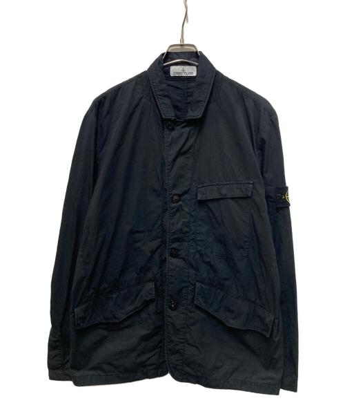STONE ISLAND（ストーンアイランド）STONE ISLAND (ストーンアイランド) リップストップ 3Bミリタリージャケット ブラック サイズ:XLの古着・服飾アイテム