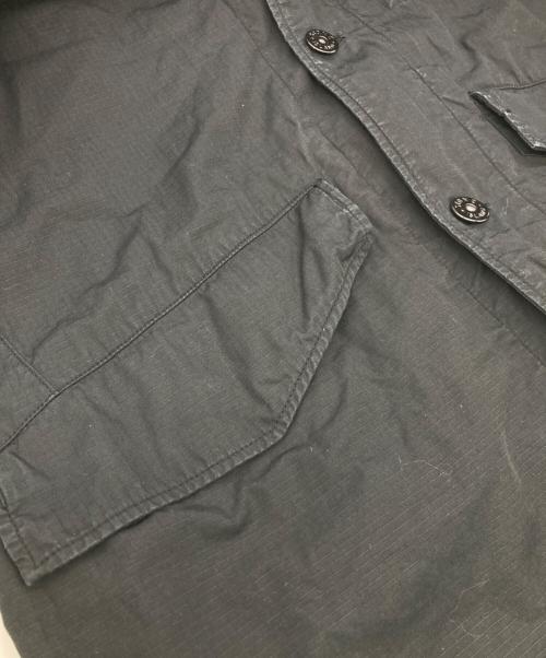 STONE ISLAND（ストーンアイランド）STONE ISLAND (ストーンアイランド) リップストップ 3Bミリタリージャケット ブラック サイズ:XLの古着・服飾アイテム