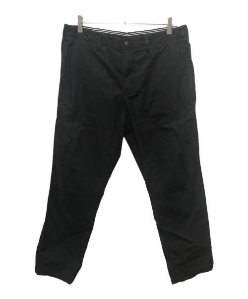 STONE ISLAND（ストーンアイランド）STONE ISLAND (ストーンアイランド) TYPE SL リップストップコットン ストレートパンツ ブラック サイズ:ＸＬの古着・服飾アイテム