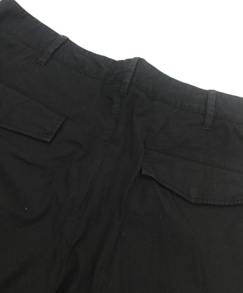 STONE ISLAND（ストーンアイランド）STONE ISLAND (ストーンアイランド) TYPE SL リップストップコットン ストレートパンツ ブラック サイズ:ＸＬの古着・服飾アイテム