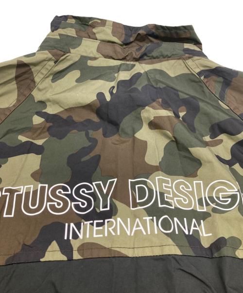 stussy（ステューシー）stussy (ステューシー) カモ柄ナイロンジャケット グリーン サイズ:Ｍの古着・服飾アイテム
