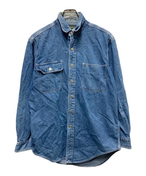 POLO COUNTRY（ポロカントリー）POLO COUNTRY (ポロカントリー) 90s デニムシャツ インディゴ サイズ:	SIZE Mの古着・服飾アイテム