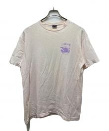 stussy（ステューシー）の古着「SKATEMAN TEE」｜ピンク