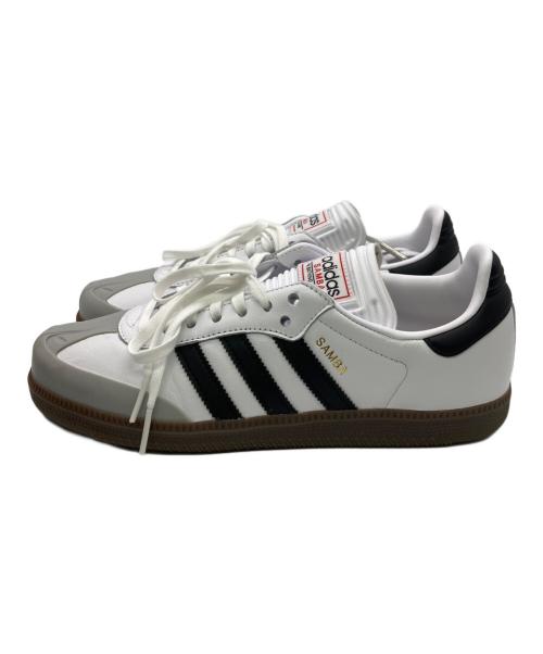 adidas（アディダス）adidas (アディダス) A BATHING APE (ア ベイシング エイプ) SAMBA BAPE ホワイト×ブラック サイズ:27cmの古着・服飾アイテム