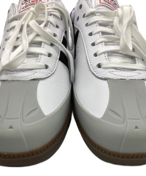 adidas（アディダス）adidas (アディダス) A BATHING APE (ア ベイシング エイプ) SAMBA BAPE ホワイト×ブラック サイズ:27cmの古着・服飾アイテム