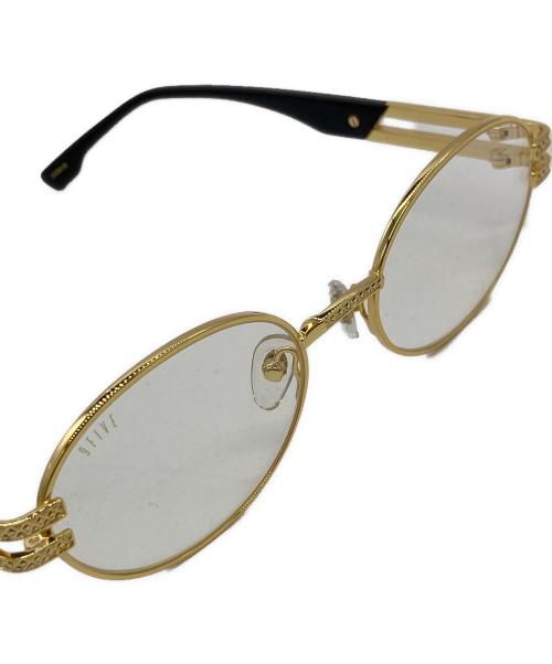 9FIVE（ナイン・ファイブ）9FIVE (ナイン・ファイブ) LOTUSオーバルアイウェア ゴールド サイズ:53-19-140の古着・服飾アイテム