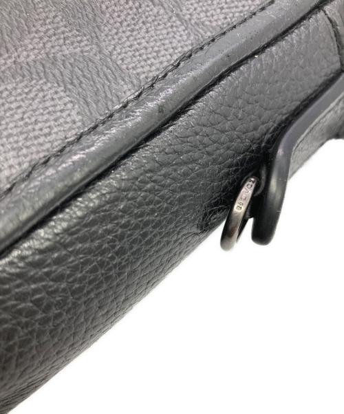 COACH（コーチ）COACH (コーチ) クロスボデイショルダーバッグ ブラック×グレーの古着・服飾アイテム