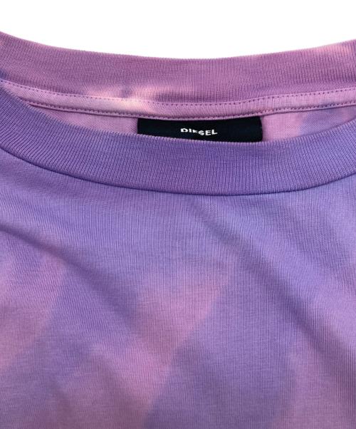 DIESEL（ディーゼル）DIESEL (ディーゼル) D-EXTRA-A1 タイダイワンピース ホワイト×パープル サイズ:XXSの古着・服飾アイテム