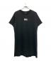 DIESEL（ディーゼル）の古着「D-BOWI-SMALLOGO ロゴカットソーワンピース」｜ブラック