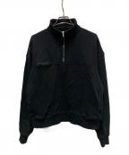 SHERMERシャーマー）の古着「Pullover Sweat ハーフジップスウェット」｜ブラック