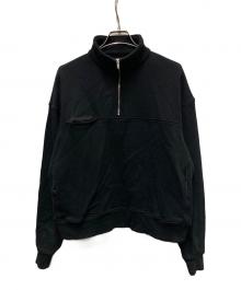 SHERMER（シャーマー）の古着「Pullover Sweat ハーフジップスウェット」｜ブラック