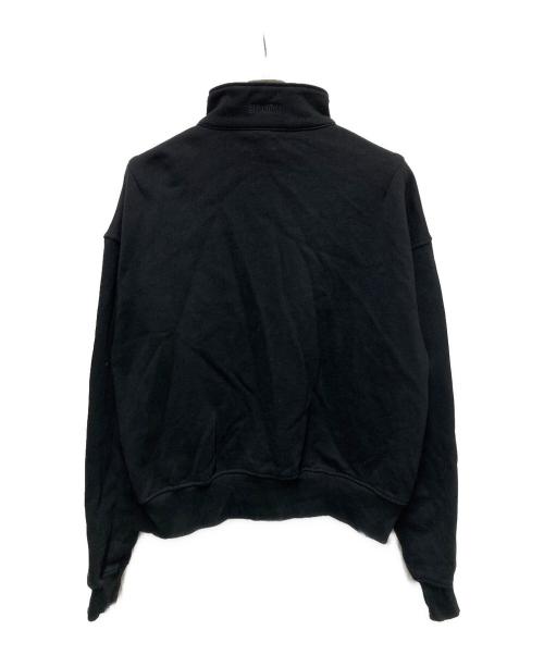 SHERMER（シャーマー）SHERMER (シャーマー) Pullover Sweat ハーフジップスウェット ブラック サイズ:1の古着・服飾アイテム