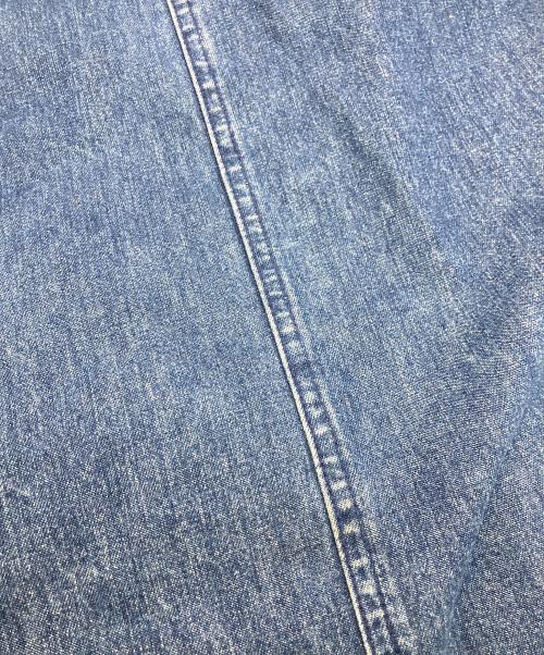 LAND'S END（ランズエンド）LAND'S END (ランズエンド) 襟レザーハンティングジャケット インディゴ サイズ:	SIZE Mの古着・服飾アイテム