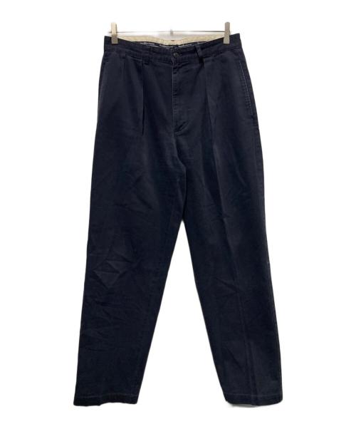 POLO RALPH LAUREN（ポロ・ラルフローレン）POLO RALPH LAUREN (ポロ・ラルフローレン) タックパンツ ネイビー サイズ:32の古着・服飾アイテム