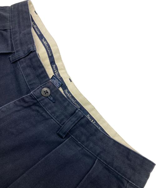 POLO RALPH LAUREN（ポロ・ラルフローレン）POLO RALPH LAUREN (ポロ・ラルフローレン) タックパンツ ネイビー サイズ:32の古着・服飾アイテム