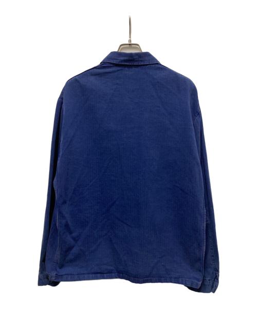 USED（ユーズド）USED (ユーズド) ヘリンボーンカバーオール ブルー サイズ:54の古着・服飾アイテム