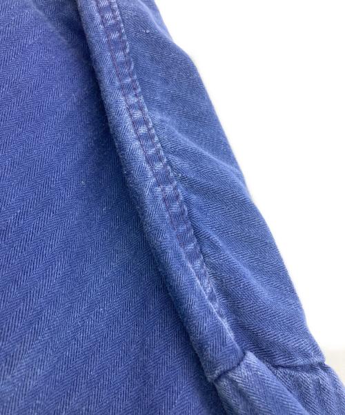 USED（ユーズド）USED (ユーズド) ヘリンボーンカバーオール ブルー サイズ:54の古着・服飾アイテム