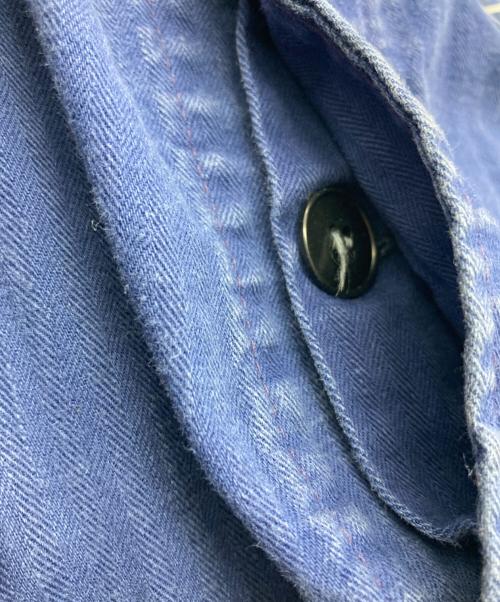 USED（ユーズド）USED (ユーズド) ヘリンボーンカバーオール ブルー サイズ:54の古着・服飾アイテム