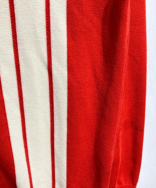 Car Service（カーサービス）Car Service (カーサービス) Racing Knit Jacket/レーシングニットジャケット レッド サイズ:2の古着・服飾アイテム