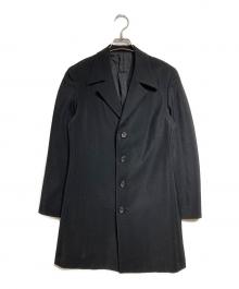 yohji yamamoto+noir（ヨウジヤマモトプリュスノアール）の古着「ウールキャンバス4Bジャケット/4-Button Jacket」｜ブラック