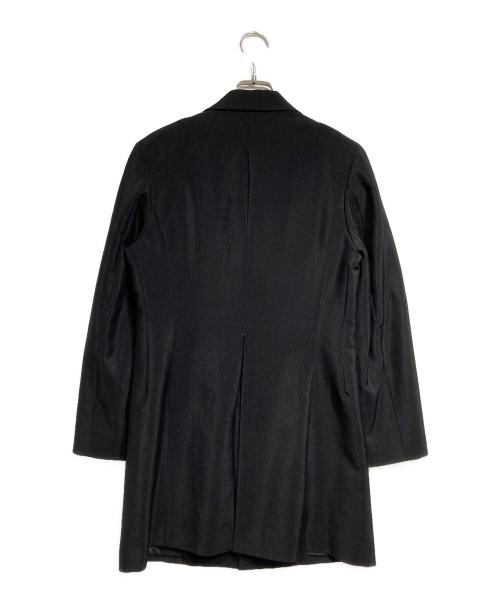 yohji yamamoto+noir（ヨウジヤマモトプリュスノアール）yohji yamamoto+noir (ヨウジヤマモトプリュスノアール) ウールキャンバス4Bジャケット/4-Button Jacket ブラック サイズ:3の古着・服飾アイテム
