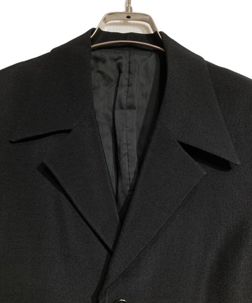 yohji yamamoto+noir（ヨウジヤマモトプリュスノアール）yohji yamamoto+noir (ヨウジヤマモトプリュスノアール) ウールキャンバス4Bジャケット/4-Button Jacket ブラック サイズ:3の古着・服飾アイテム
