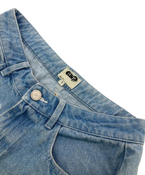 CLINTS（クリンツ）CLINTS (クリンツ) バギーデニムパンツ インディゴ サイズ:Sの古着・服飾アイテム