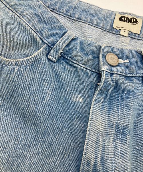 CLINTS（クリンツ）CLINTS (クリンツ) バギーデニムパンツ インディゴ サイズ:Sの古着・服飾アイテム