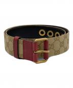 GUCCIグッチ）の古着「GG スプリームベルト」｜ブラウン