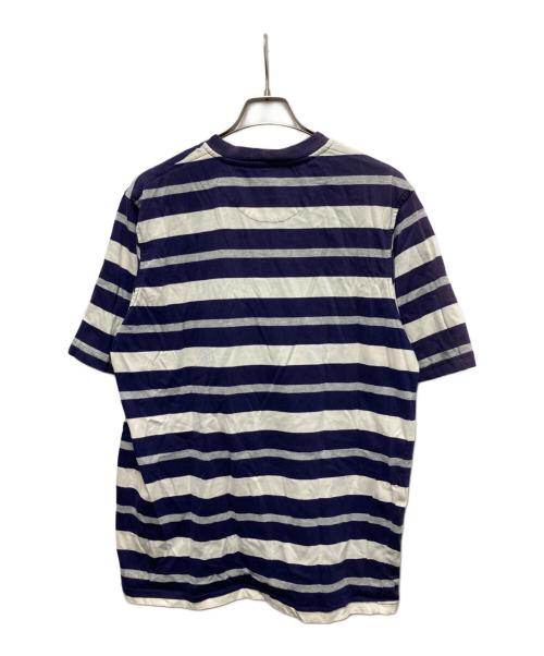 stussy（ステューシー）stussy (ステューシー) ボーダーTシャツ ネイビー サイズ:Lの古着・服飾アイテム