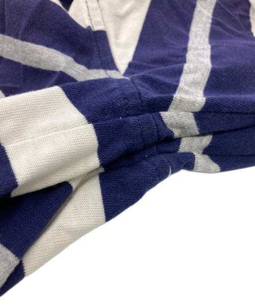 stussy（ステューシー）stussy (ステューシー) ボーダーTシャツ ネイビー サイズ:Lの古着・服飾アイテム