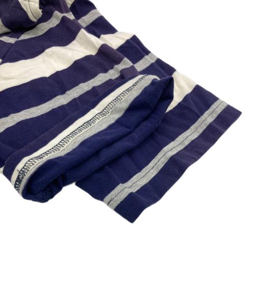 stussy（ステューシー）stussy (ステューシー) ボーダーTシャツ ネイビー サイズ:Lの古着・服飾アイテム